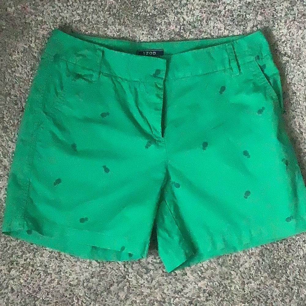 Izod Women’s Green Pineapple shorts.